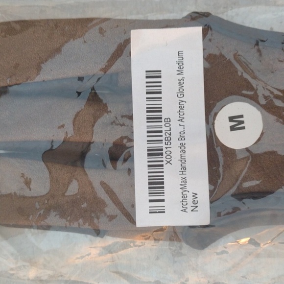 ArcheryMax Brown Archery Gloves Medium - Picture 2 of 2